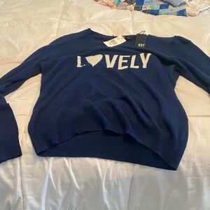 Kut from the Kloth Navy Sweater